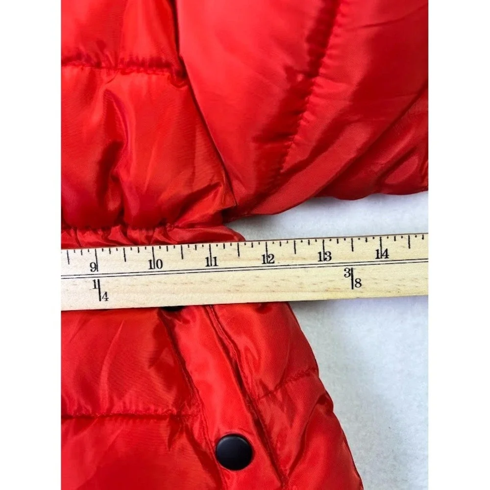 Kids‎ Size 110 (4-5) Red puffer Jacket with Hood NWOT